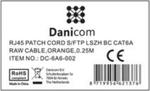 Produktbild Dsit CAT 6a Netzwerkkabel LSOH (CAT6a, 0.25 m)