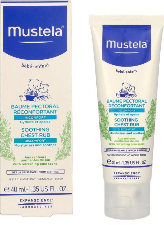 Image du produit Mustela Bébé Massage apaisant pour la poitrine