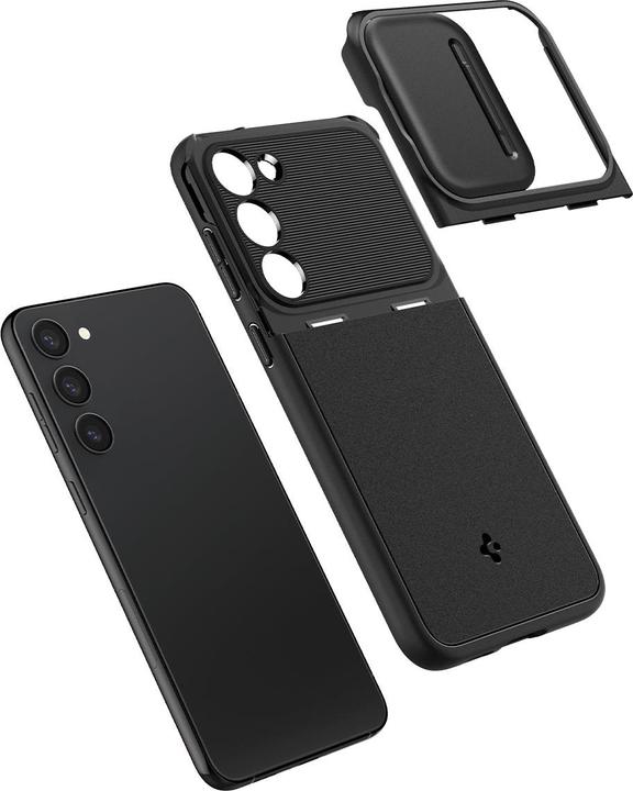 Produktbild Spigen Optik Armor Case für S911B Samsung Galaxy S23 - black (Samsung Galaxy S23)