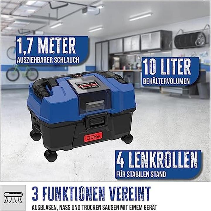 Actual product image Güde Wet-dry vacuum cleaner NTST 18-201-05 (Wet dry vacuum cleaner)