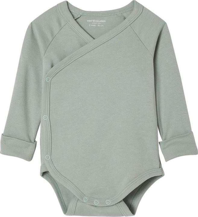 Actual product image Vertbaudet Bio-Kollektion: 5er-Pack mitwachsende Baby Bodys mit Dinos (68)
