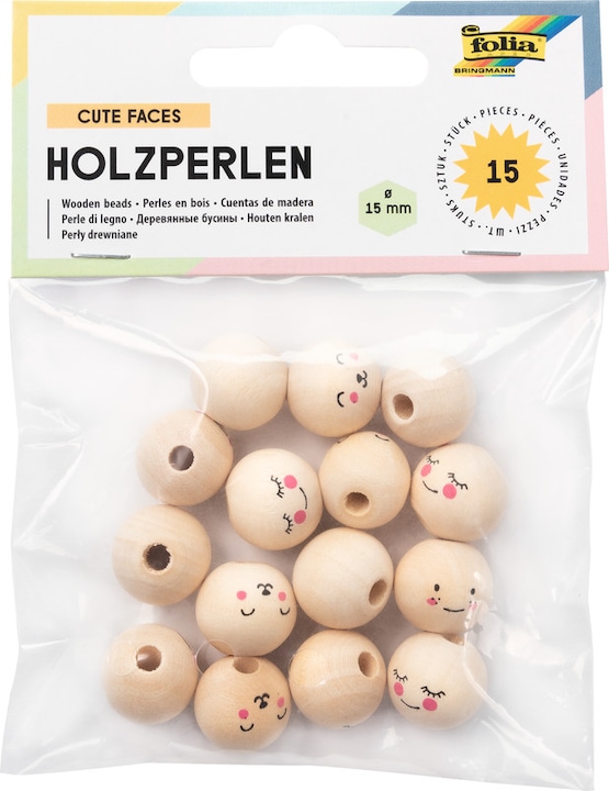 Folia Holzperlen Print