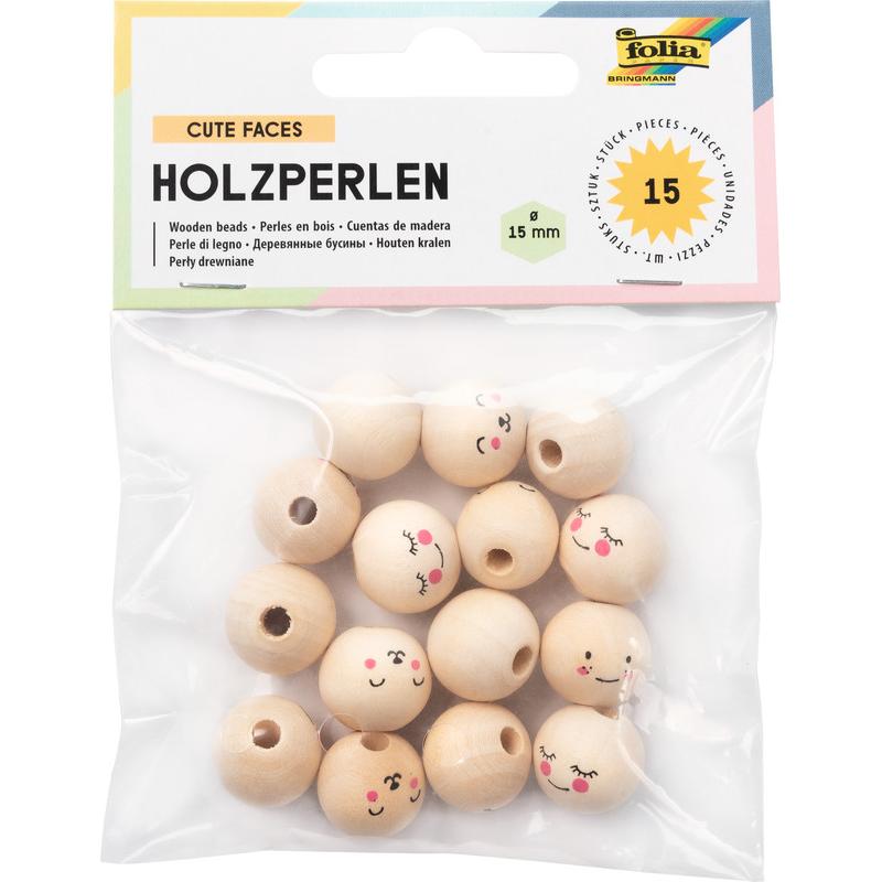 Folia Holzperlen Print