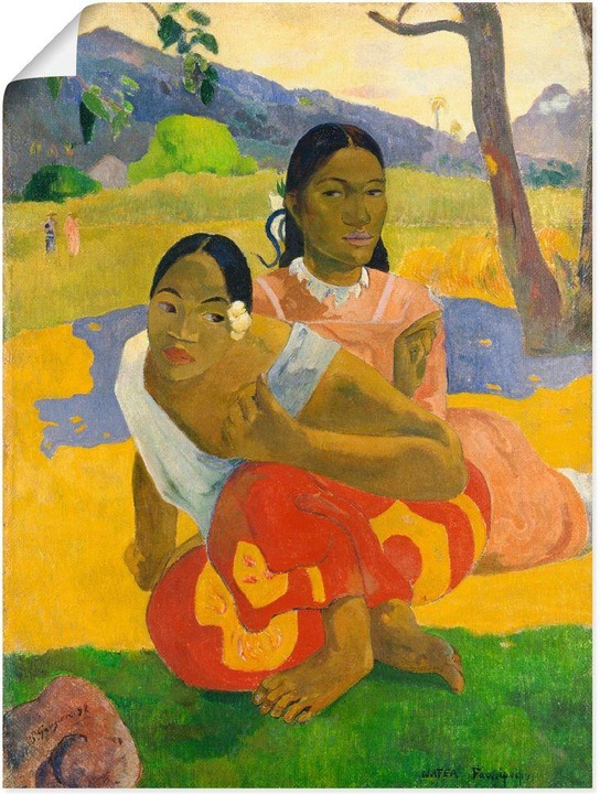 Immagine prodotto Artland Poster Nafea Faaipoipo Quando ti sposerai? R1AY (45 x 60 cm)