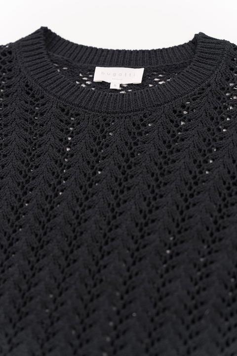 Actual product image Bugatti Damestrui with Round Neck, No Pattern (L)