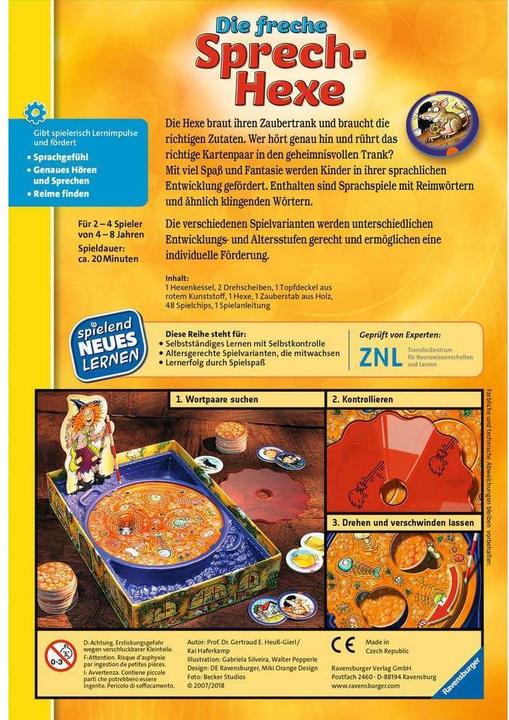 Produktbild Ravensburger Die freche Sprech-Hexe (Deutsch, 4 - 5 Jahre)