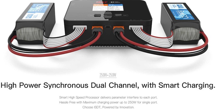 Actual product image Isdt Dual K1 AC/DC Smart