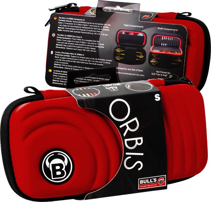 Actual product image Bull's ORBIS S Dartcase red