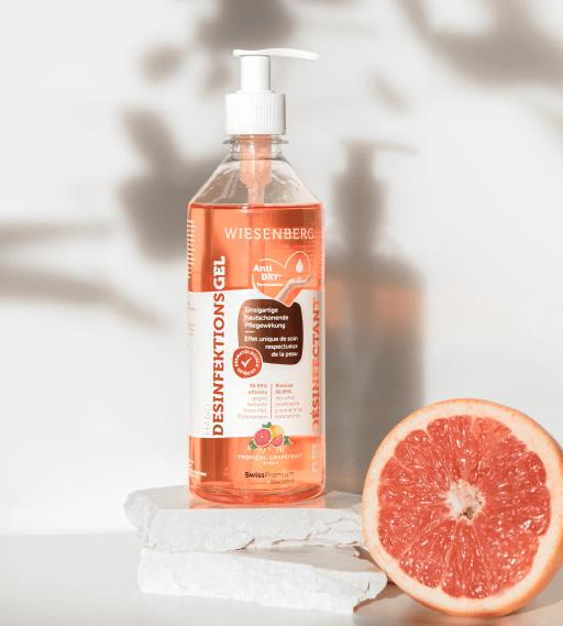 Image du produit Wiesenberg Gel désinfectant mains Tropical Grapefruit gel (500 ml)