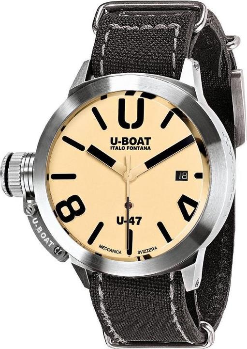 Produktbild U-Boat 8106 Classico U-47 Automatik beige 47mm 100M (Analoguhr, 47 mm)