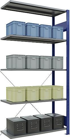 Actual product image eurokraft pro Boltless shelving, single row