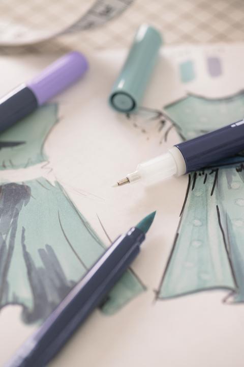 Actual product image Faber-Castell Sketch Marker Gofa set Fashion 6 pcs (Multicoloured, 6 x)