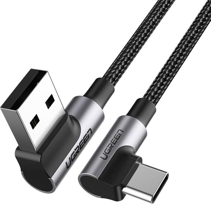 Image du produit Ugreen Câble de recharge rapide USB C à angle droit (0.50 m, USB 2.0)
