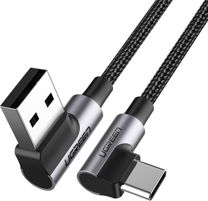 Actual product image Ugreen Right Angle USB C Quick Charging Cable (0.50 m, USB 2.0)