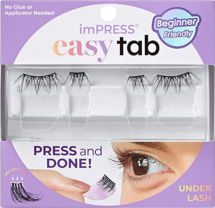 Actual product image KISS Impress Easy Tab False Eyelashes (Artificial eyelashes)