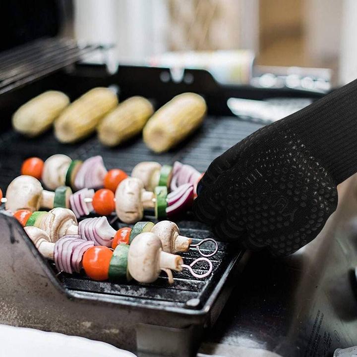 Immagine prodotto Werkstein Hitzebeständige BBQ Grillhandschuhe (Fibre aramidiche, silicone termoresistente)