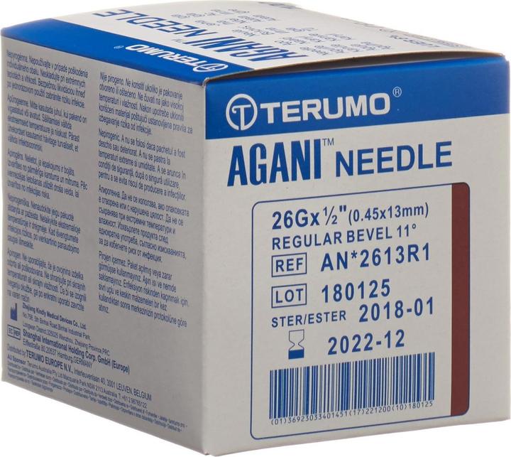 Terumo Aga one-time 26G 0.45x13mm bra 100