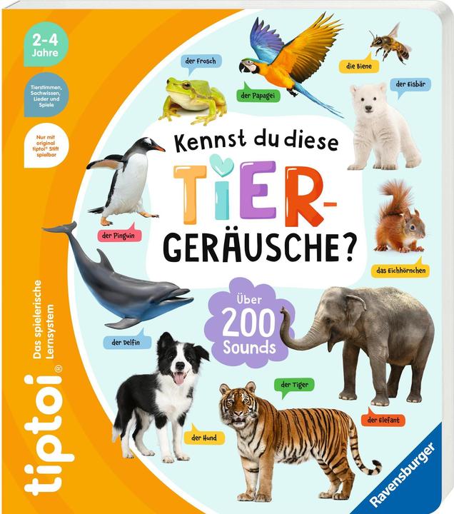 Actual product image Ravensburger tiptoi Kennst du diese Tiergeräusche? (German, 2025)