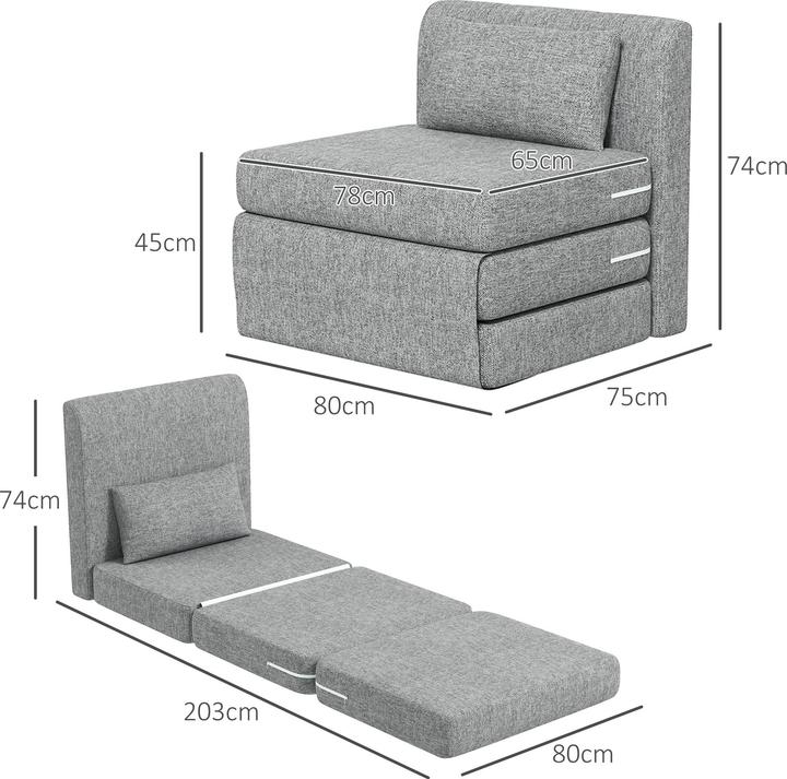 Actual product image Homcom Floor chair