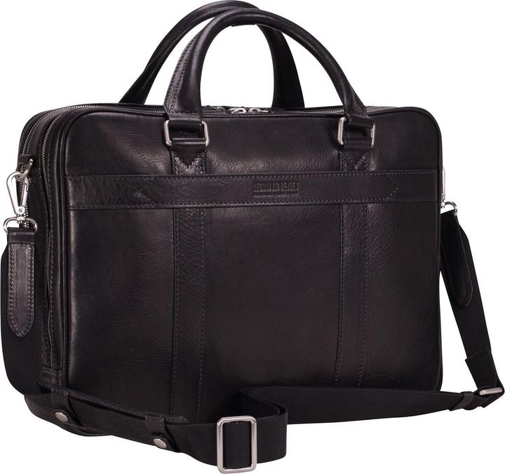 Leonhard Heyden Bergamo Aktentasche Leder 41 cm Laptopfach (15")