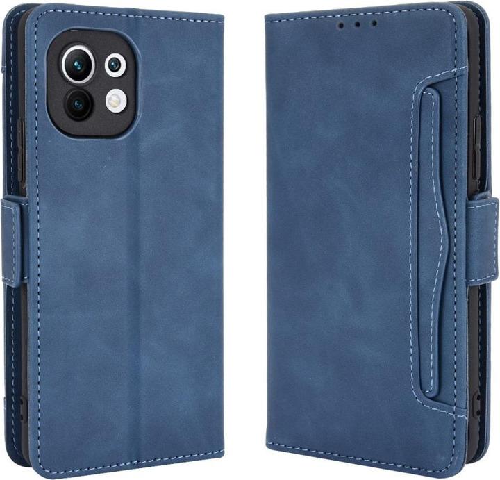 Produktbild Cover-Discount Xiaomi Mi 11 - Etui mit vielen Kartenfächer blau (Xiaomi Mi 11)