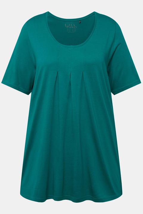Actual product image Ulla Popken Essential Front Pleat Tee (46, 48)