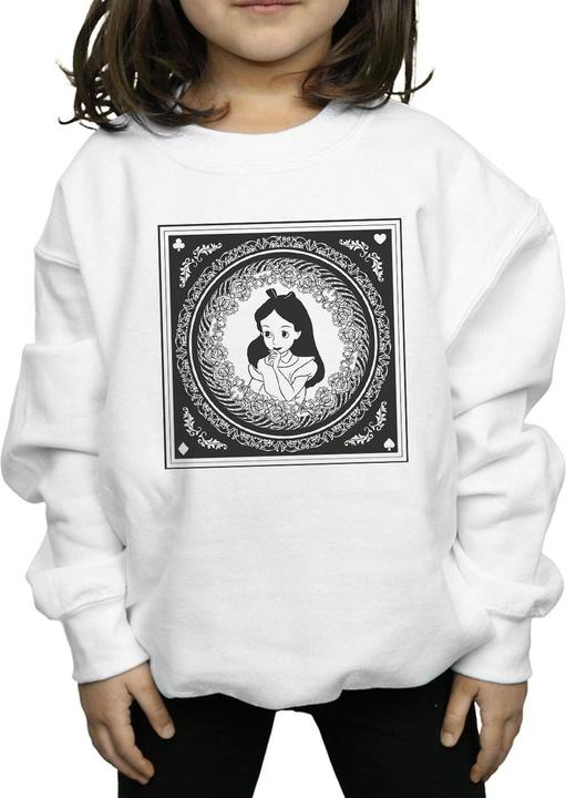 Actual product image Disney Girls Alice In Wonderland Box Sweatshirt (140, 146)