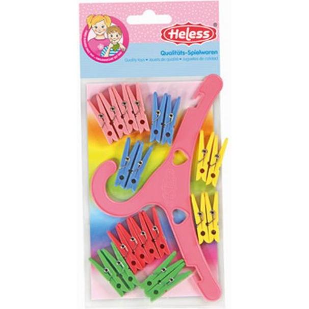 Thumbnail - Heless Kleiderbügel & Wasknijperset