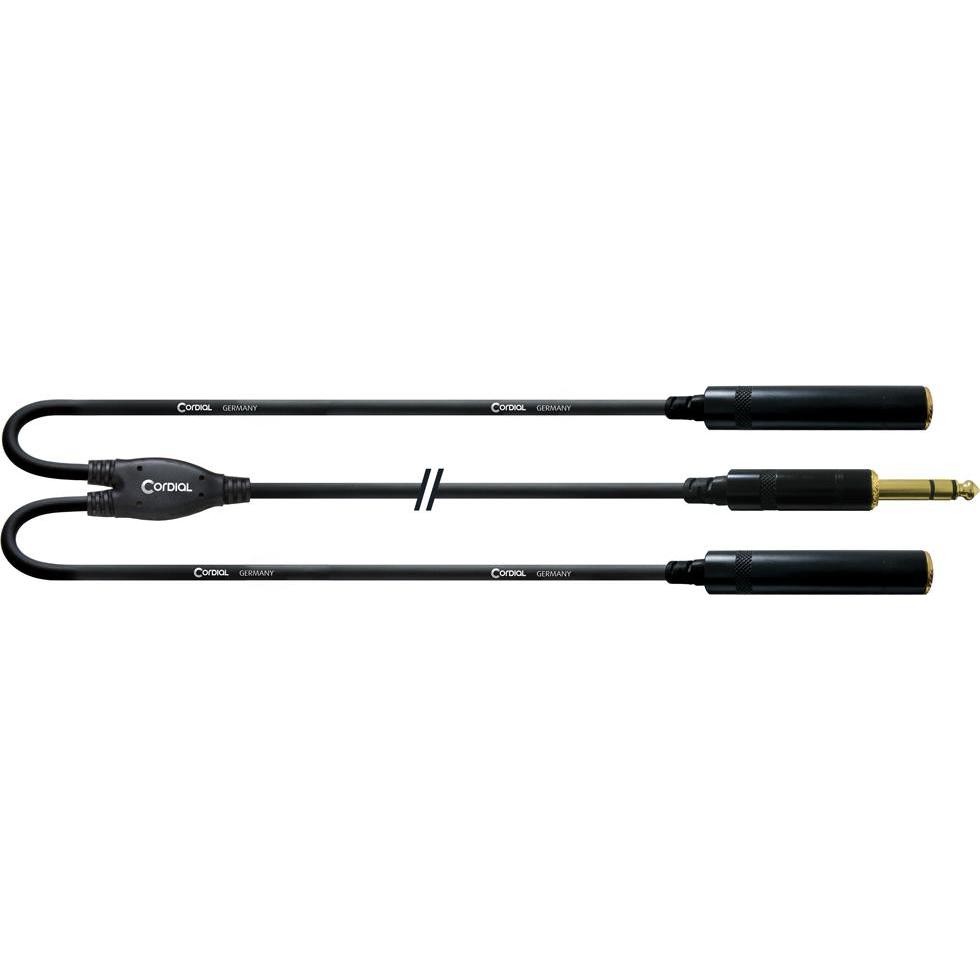 Thumbnail - Cordial Cfy Vkk (0.30 m, 6.3mm Klinke (Jack)), Audio Kabel