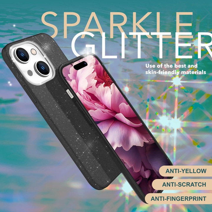 Produktbild Nalia Glitzer Hülle (Apple iPhone 15 Plus)