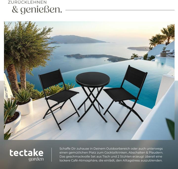 Image du produit tectake Ensemble de jardin Düsseldorf (60 cm)