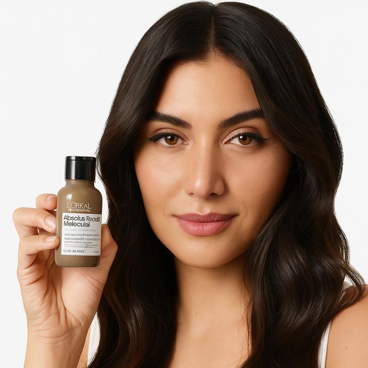 Actual product image L'Oréal Paris L'Oreal Serie Expert Absolut Repair Molecular Shampoo for Damaged Hair 100ml (100 ml, Liquid shampoo)
