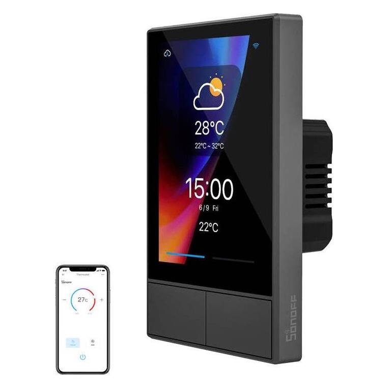 Sonoff NSPanel-Us, Smart Home Hub, Zwart
