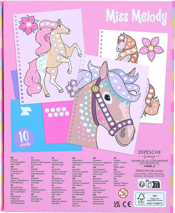 Produktbild Schmidt Spiele Miss Melody - Sticker your Picture (0412068)