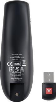 Produktbild Verbatim Focus Wireless Presenter with Red Laser Pointer