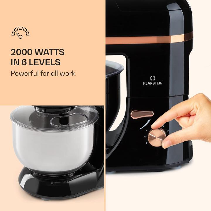 Image du produit Klarstein Pétrin avec hachoir à viande (2000 W)