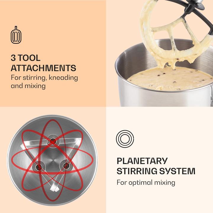 Image du produit Klarstein Pétrin avec hachoir à viande (2000 W)