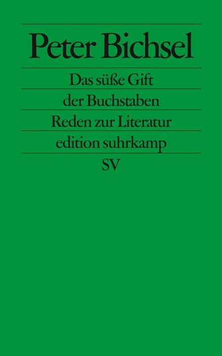 Actual product image Das süsse Gift der Buchstaben (German, Peter Bichsel, 2004)