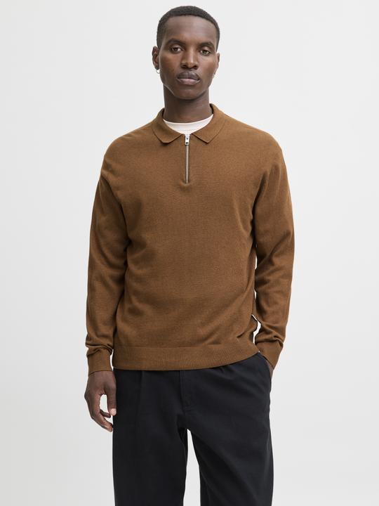 Produktbild Jack & Jones Jjeemil Knit Polo Half Zip Ls Noos (XL)