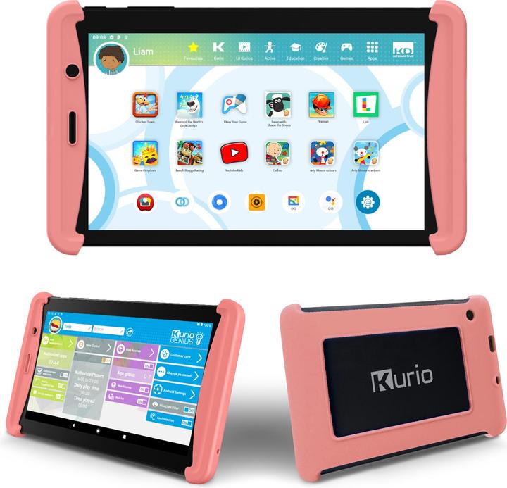 Productafbeelding Kurio Tab Lite 2 (Alleen WLAN, 7", 16 GB, Roze)