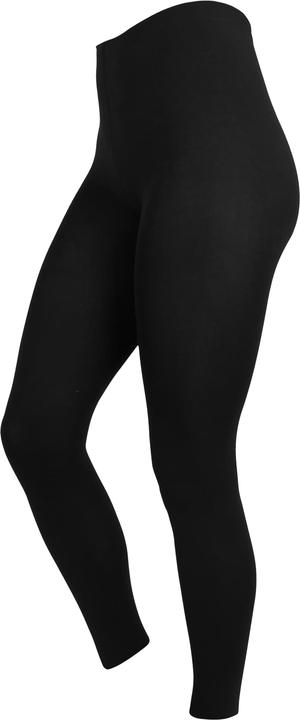 Actual product image Normani 3 pieces Double Seam thermal leggings with soft inner fleece black (S, M)