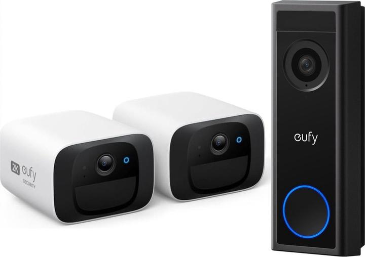 Produktbild eufy C30 2K Draadloze Video Deurbelset 2K FHD - Accu + 2*C210 Wireless Outdoor 2K
