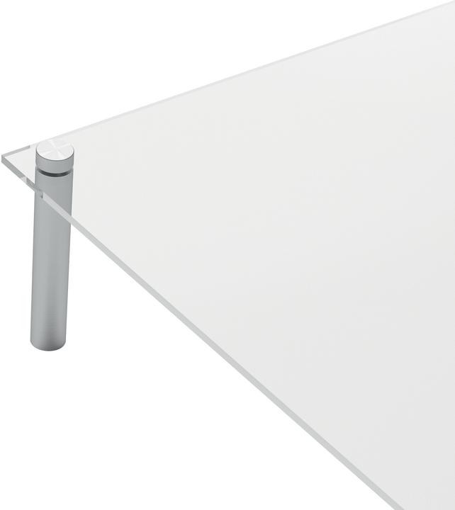 Produktbild Nobo Acryl-Notiztafel Mit Metallstützen A4, Transparent (2.5 x 28 x 34 cm)