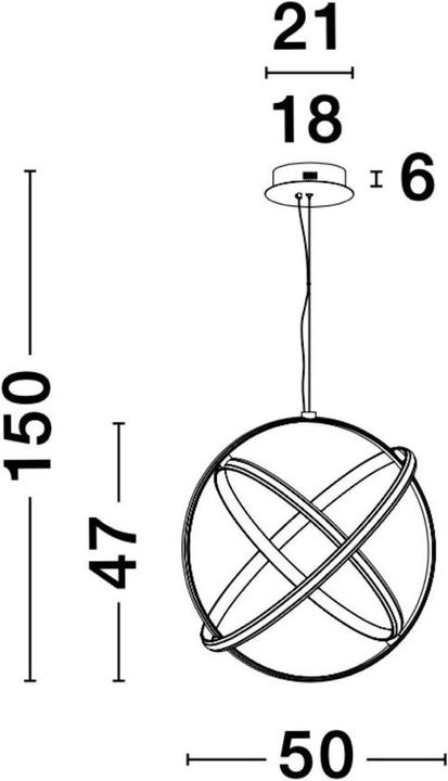 Productafbeelding Nova Luce Hanglampen (2627.01 lm)