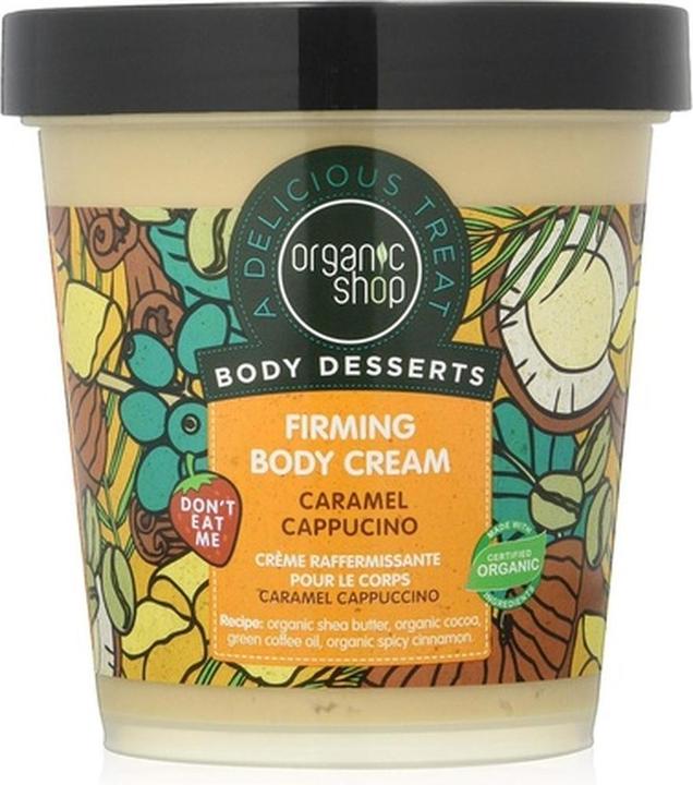 Produktbild Organic Shop Body Desserts Caramel Cappuccino Firming Body Cream Caramel Cream Cappuccino 4 - (Körpercreme, 450 ml)