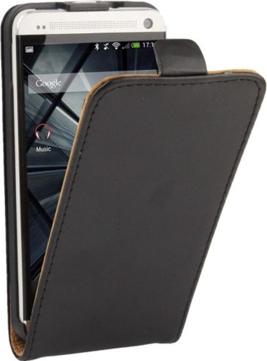Produktbild König Design Flip PU Handy Tasche Case für Handy HTC One M7 (HTC One M7)