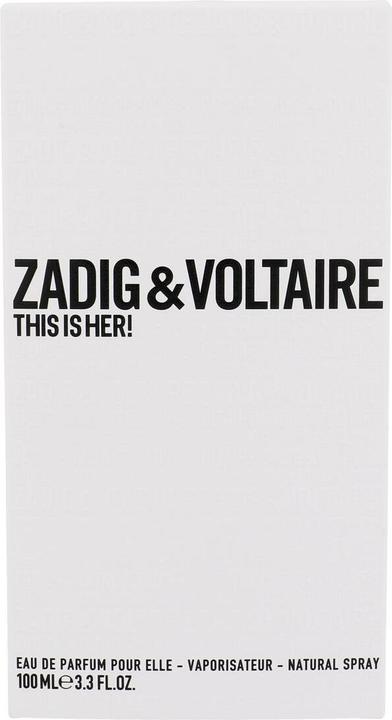 Actual product image Zadig & Voltaire This Is Her (Eau de parfum, 100 ml)
