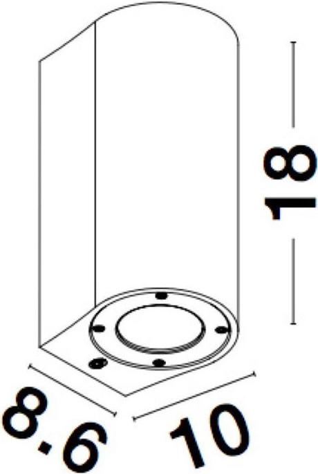Immagine prodotto Nova Luce Luci a parete e a soffitto (GU10, IP65)