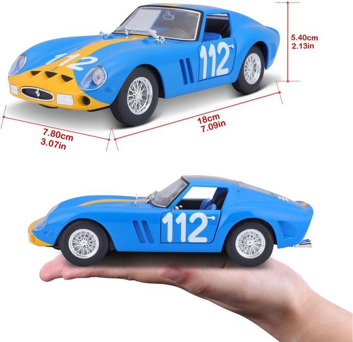 Produktbild Bburago Ferrari Racing Bausatz 250 GTO 1/24 blau