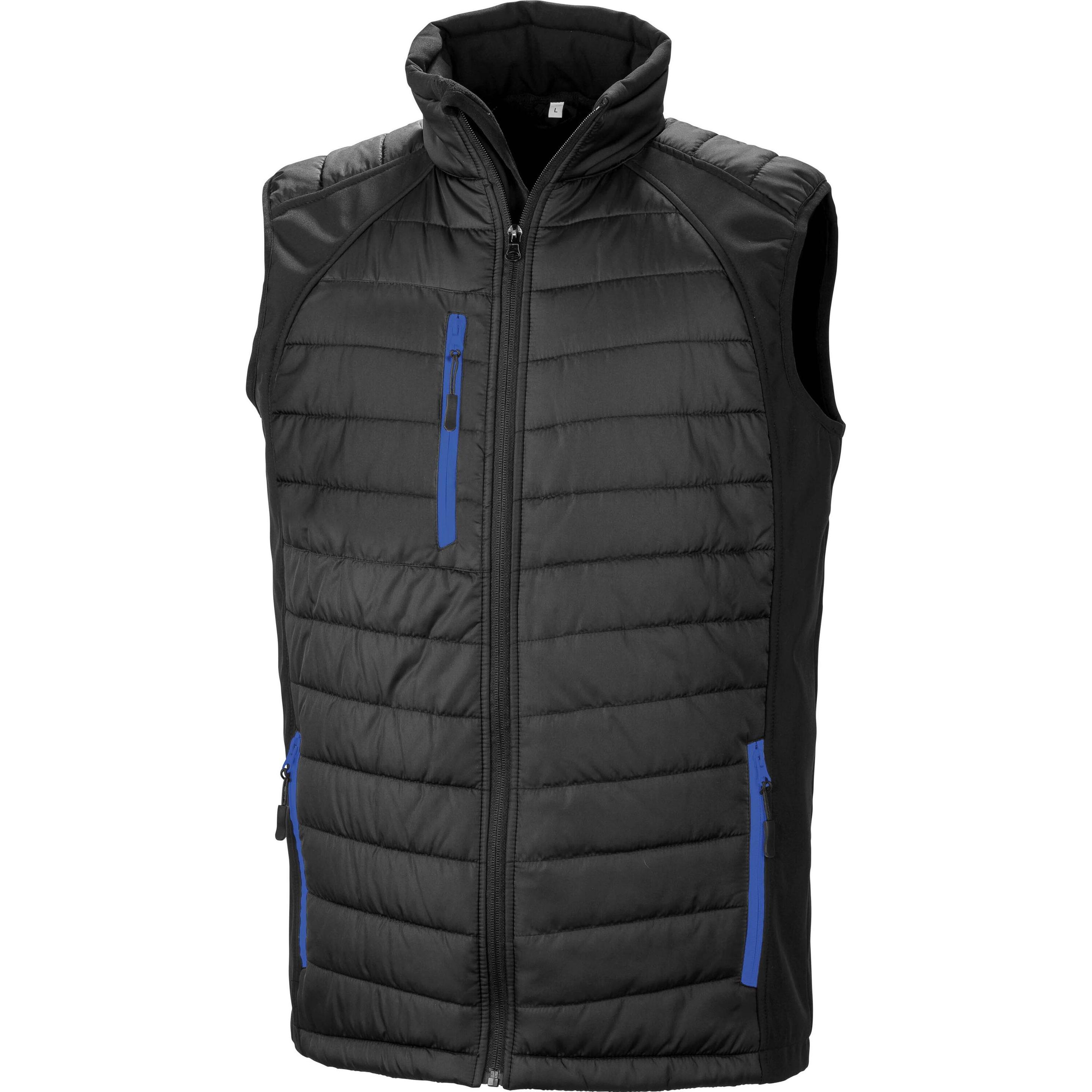 Regatta, Herren, Weste, Softshell Rembourré Black Compass, Schwarz, (S)